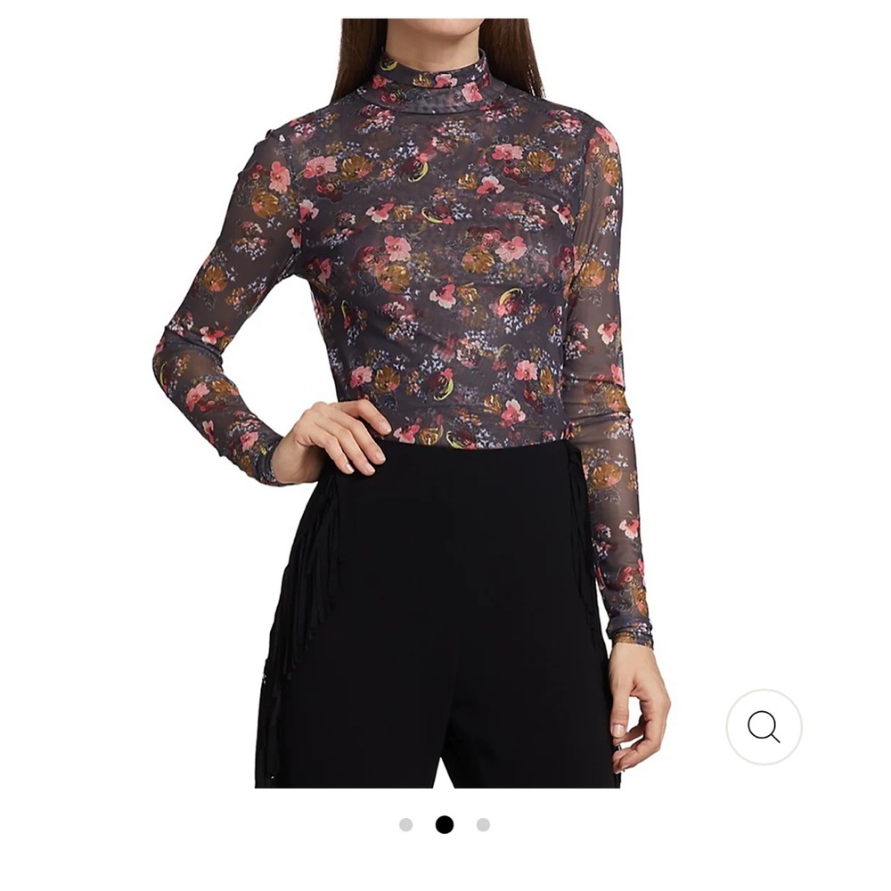 NWT Cinq a Sept turtleneck blouse